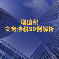 《增值税——实务涉税99例操作解析》