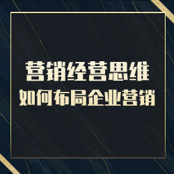 《营销经营思维—如何布局企业营销》