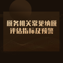 《税务机关常见纳税评估指标及预警》