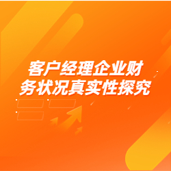 《客户经理企业财务状况真实性探究》