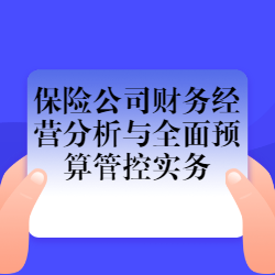 《保险公司财务经营分析与全面预算管控实务》